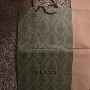Gucci Beige Fabric Bag with Logo